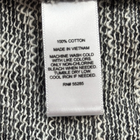 Express NWT Women's Gray Heather Lightweight French Terry Open-Front Jacket - Picture 8 of 9